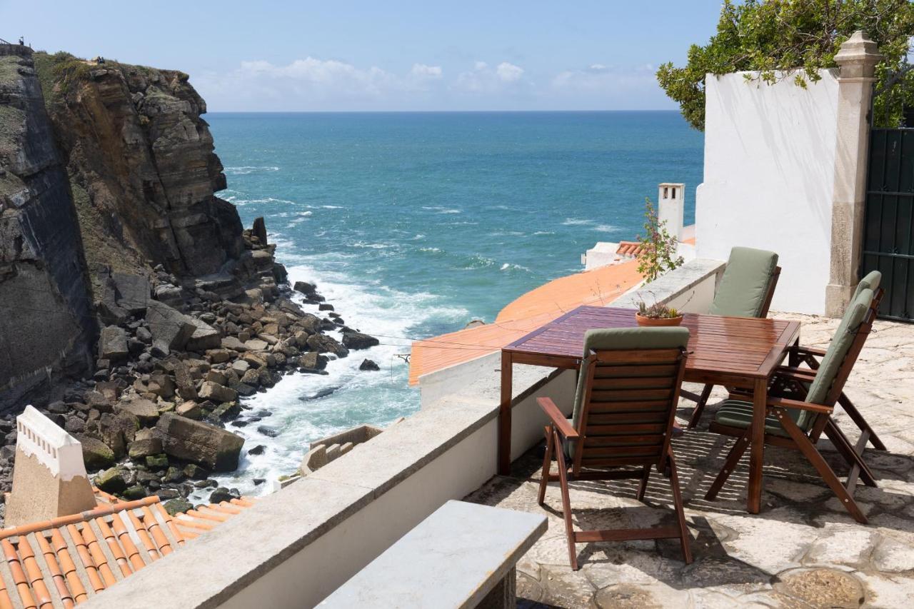 Um Lugar Ao Sol Beach House Azenhas Do Mar Sintra Extérieur photo