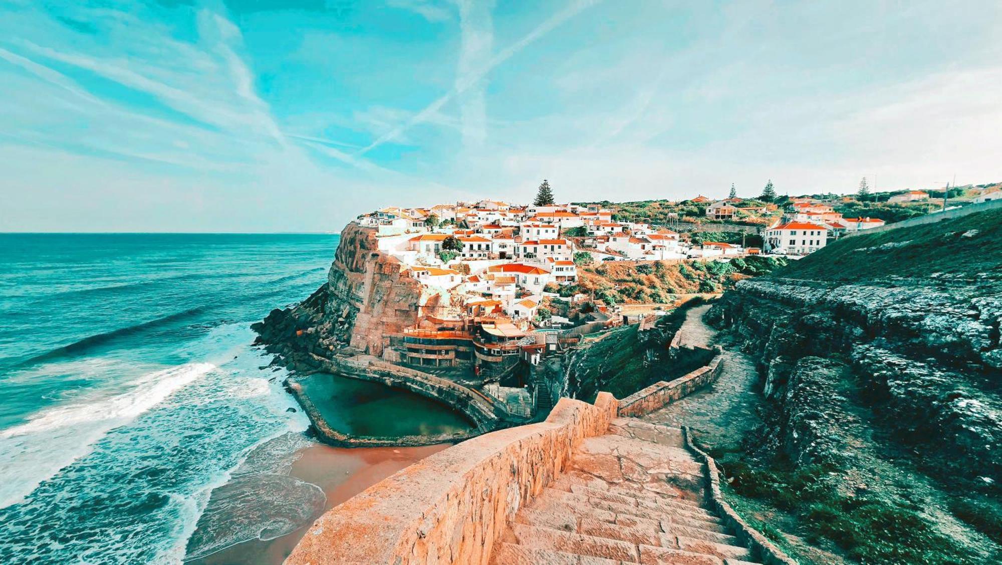 Um Lugar Ao Sol Beach House Azenhas Do Mar Sintra Extérieur photo